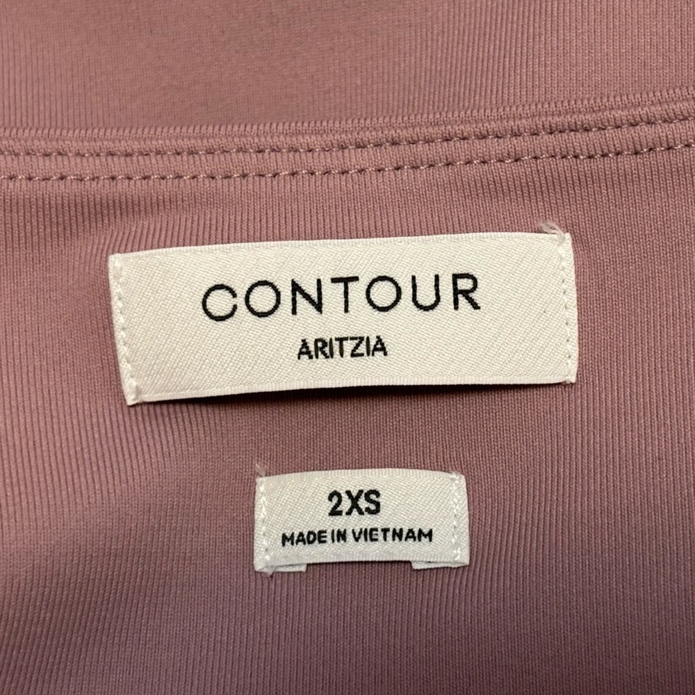 Aritzia Contour Scoopneck Claremont Long Sleeve Top Sz XXS - Picture 5 of 11